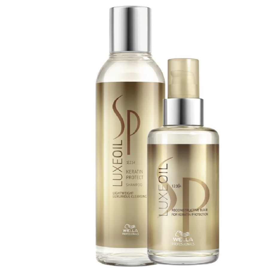 Sp Luxe Oil Duo Keratin Protect Shampoo 200ml + Luxe Oil 100ml