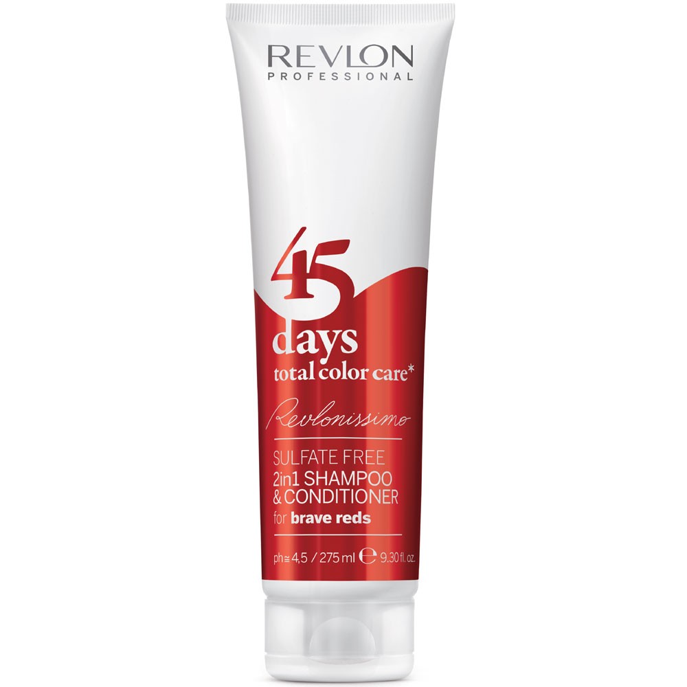 Revlonissimo 45 Days Brave Reds 2in1 Shampoo & Conditioner 275ml