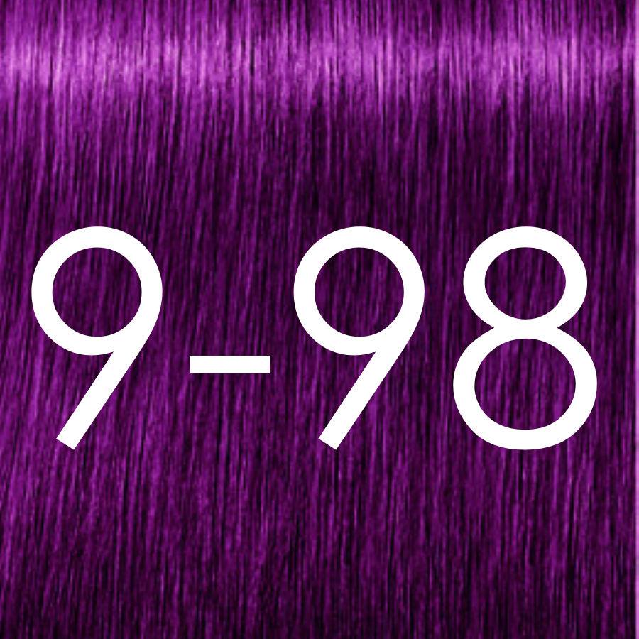 9-98 Extra Hellblond Violett Rot