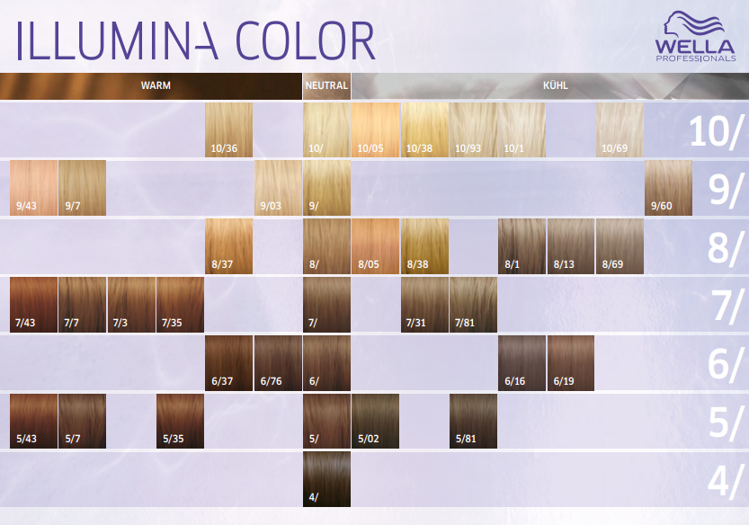 Wella Illumina Color 60ml - couleur: IC 4/ mittelbraun pur